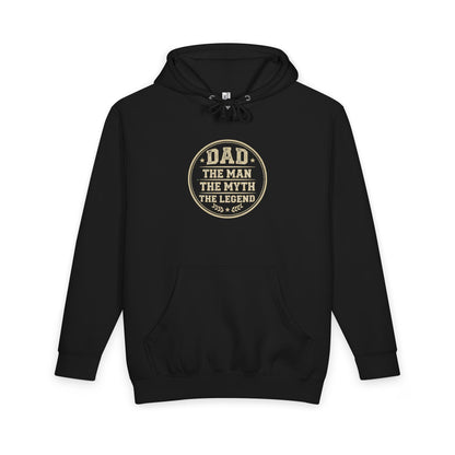 The Ultimate Dad Heavyweight Hoodie — The Man, The Myth, The Legend