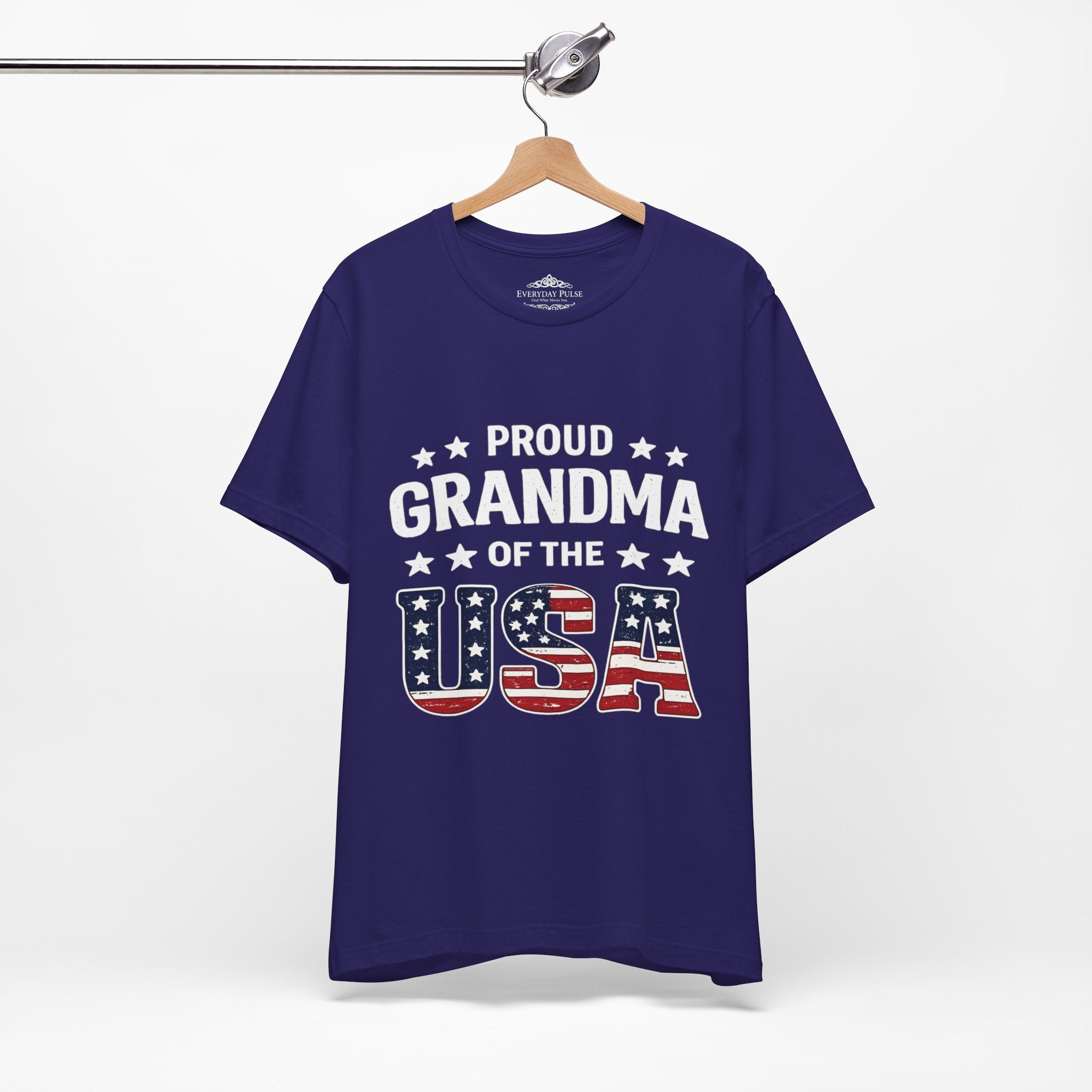 Proud Grandma of the USA T-Shirt — Patriotic Fourth of July Tee for Grandmothers