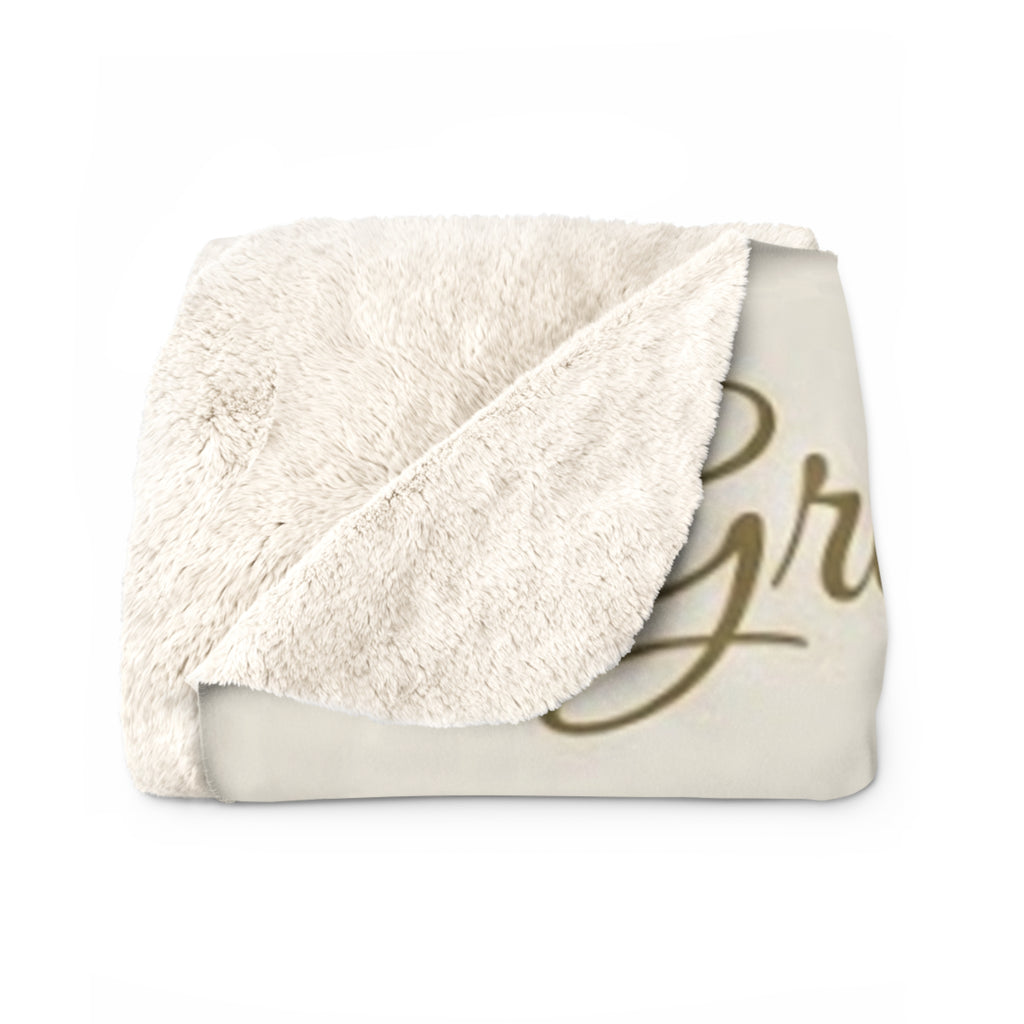 Grandma's Garden™ — Personalized Name Sherpa Blanket