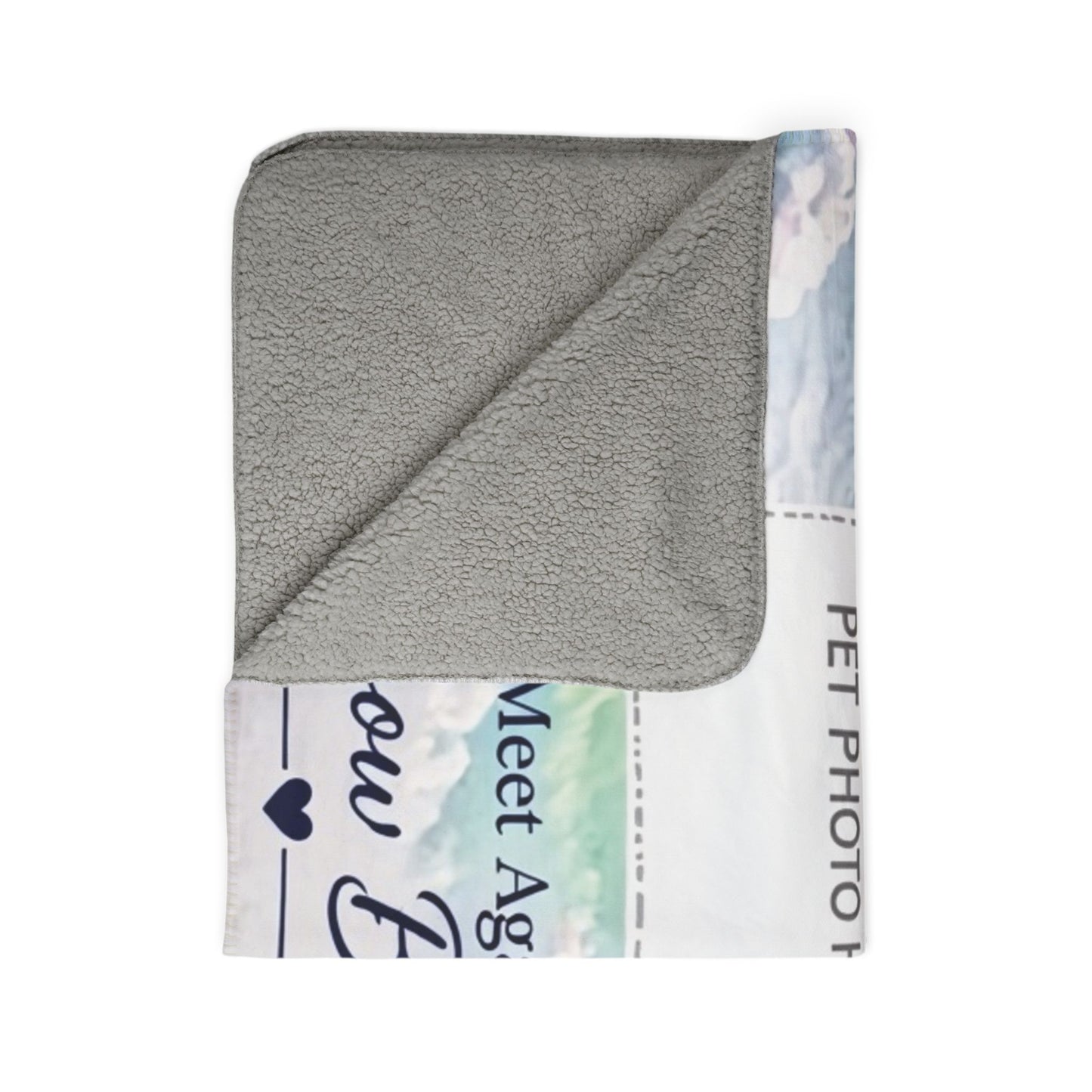 Rainbow Bridge — Personalized Pet Memorial Blanket