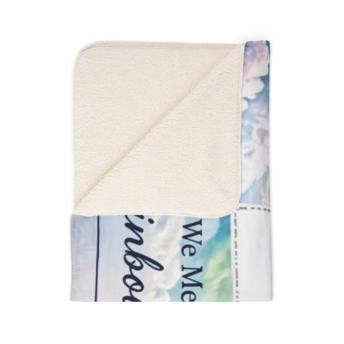 Rainbow Bridge — Personalized Pet Memorial Blanket