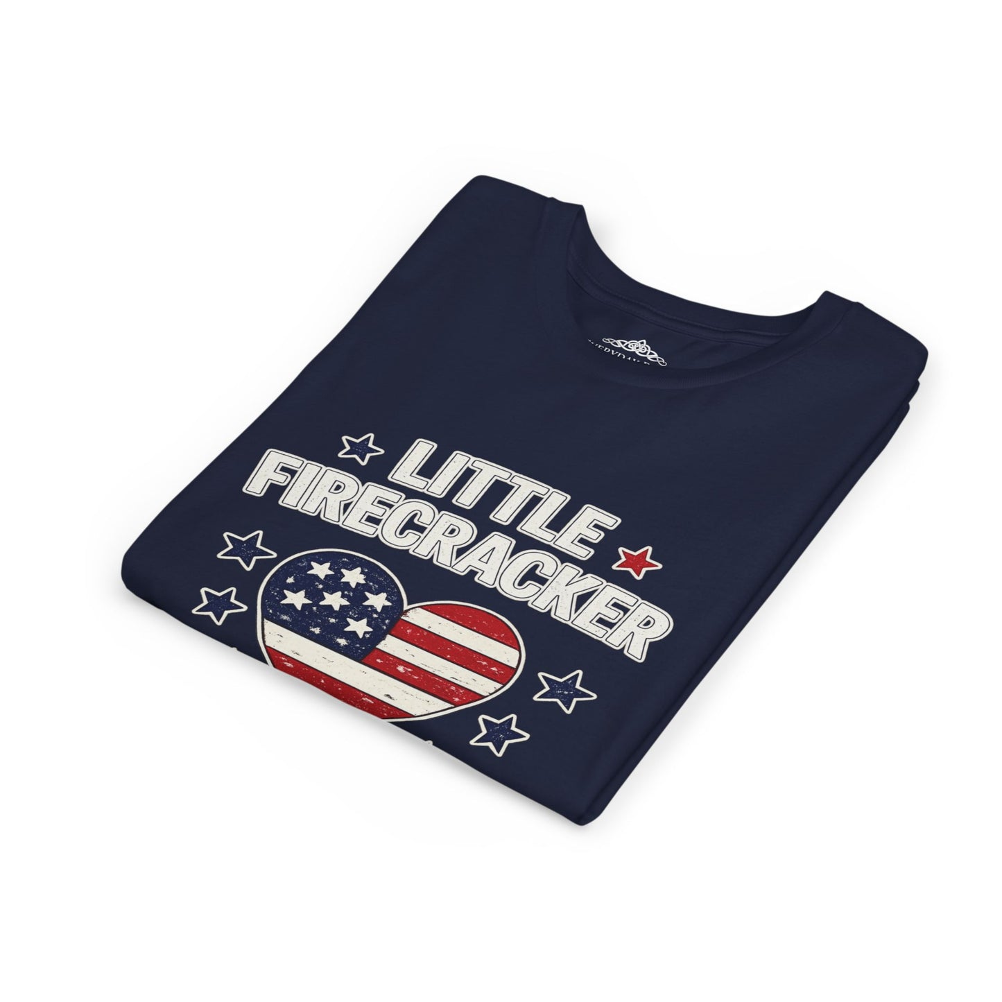 "Little Firecracker- Youth Tee- Fourth of July Shirt Matching Family
