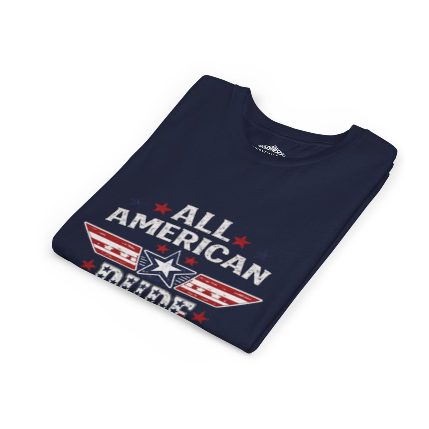 All American Dude Youth Tee — Patriotic 4th of July Kids T-Shirt