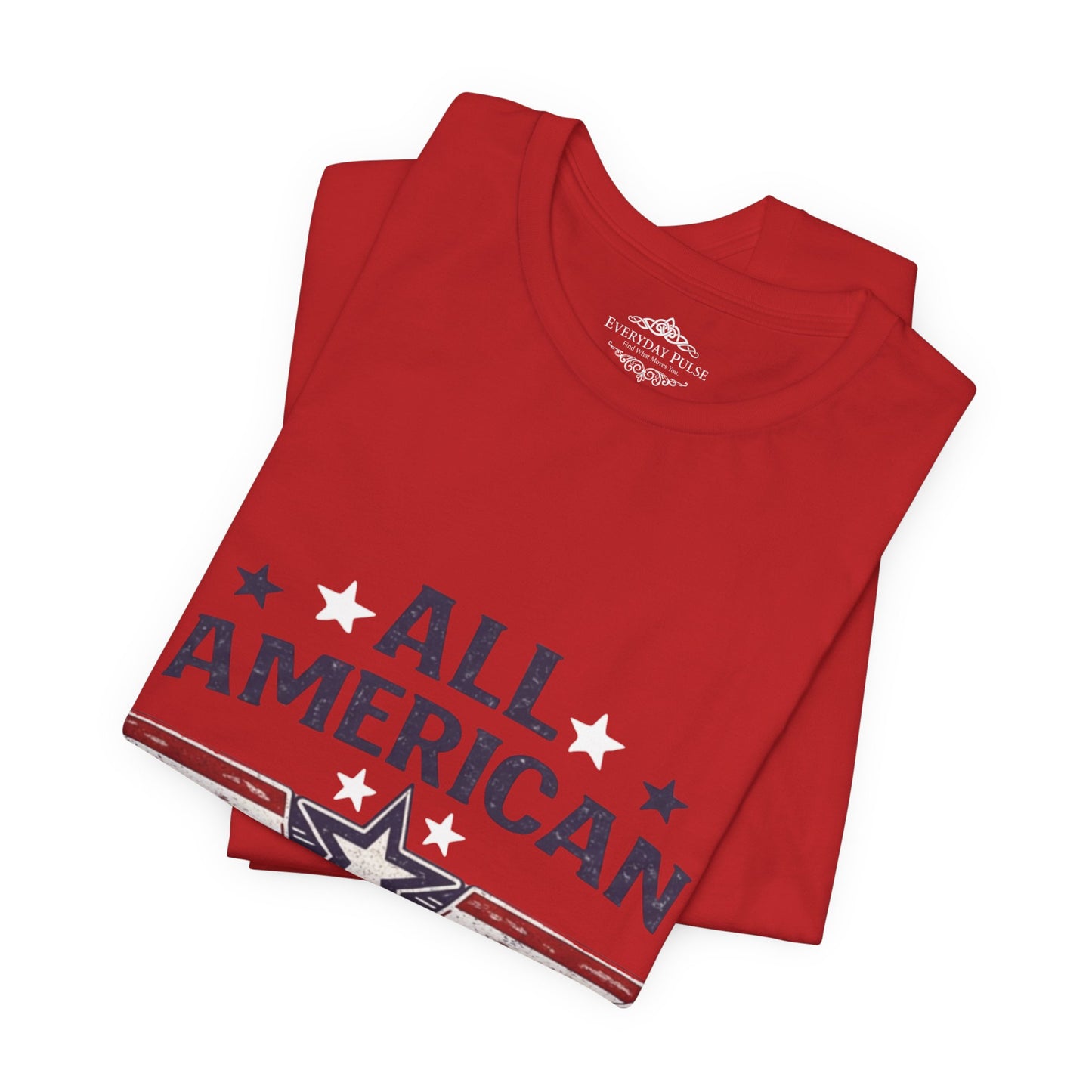 All American Dude T-Shirt — Patriotic Fourth of July Tee for Men