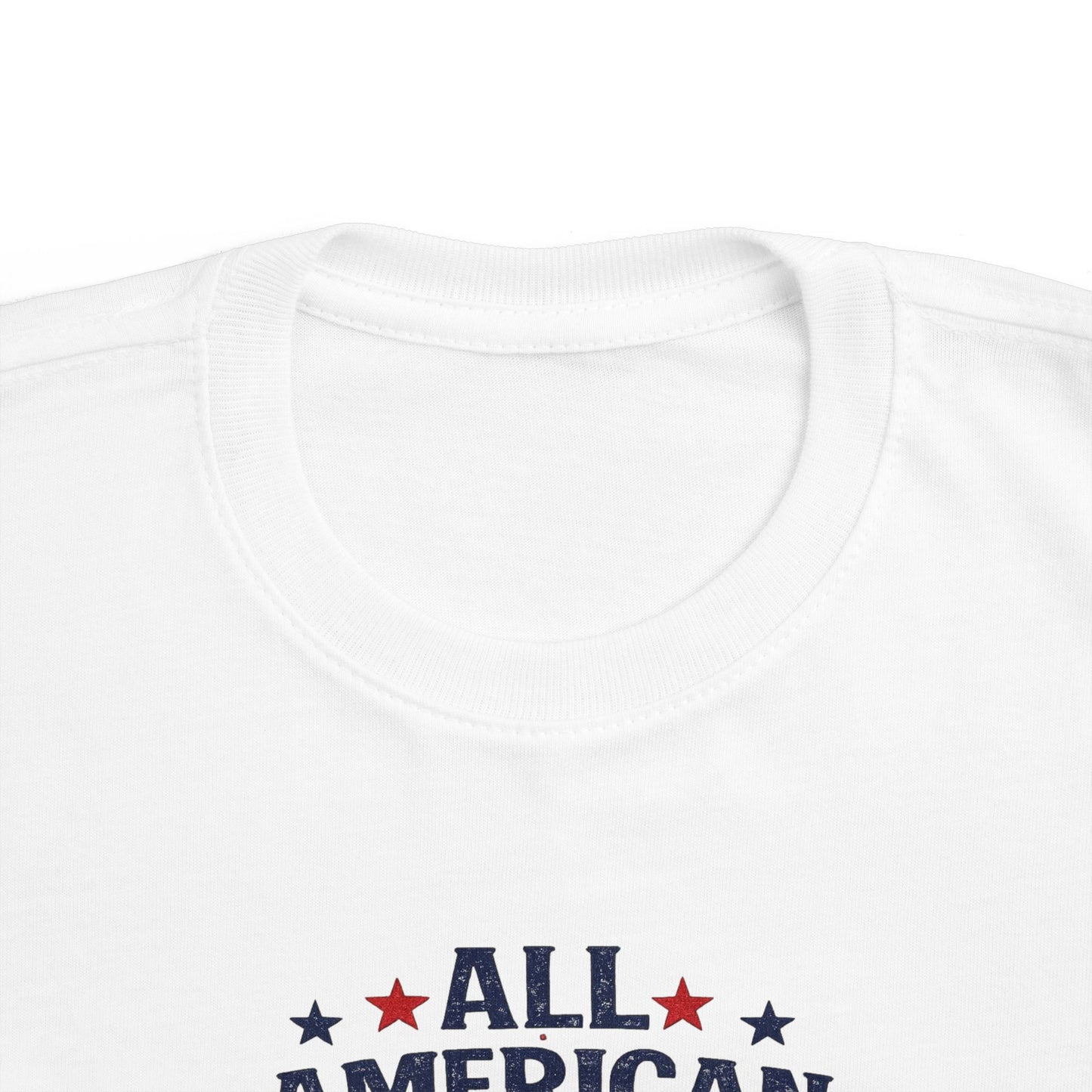 All American Dude Toddler's Fine Jersey Tee- 4th of July