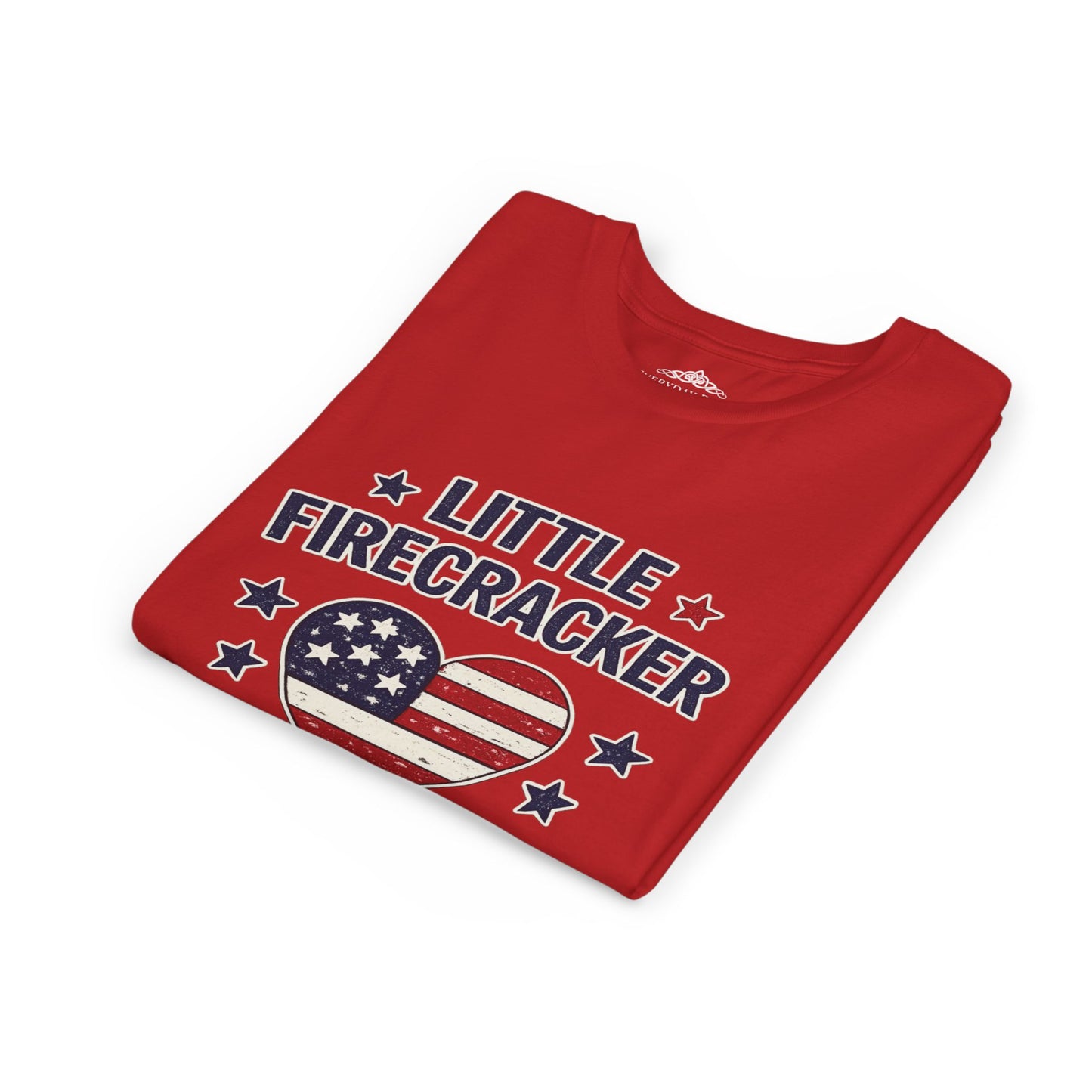"Little Firecracker- Youth Tee- Fourth of July Shirt Matching Family
