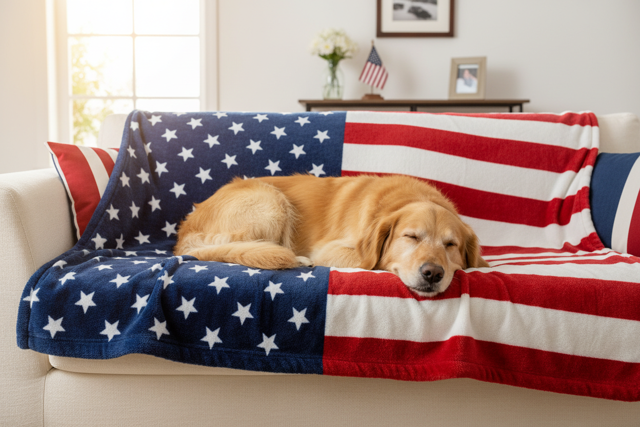 Stars & Stripes Pet Blanket
